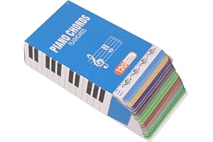 KIVRIMLARV Tarjetas de lectura de notas de piano, tarjetas flash de notas musicales, tarjetas de lectura de notas para principiantes, tarjetas de aprendizaje de piano, lectura de notas de piano para