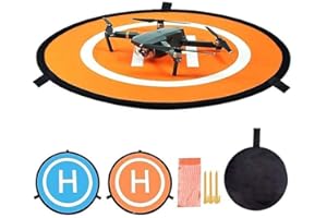 CYH Landing Pad per Drone, 75CM Drone Landing Pad Tappeto di Atterraggio Pieghevole Impermeabile Base di Lancio per RC Drones Hubschrauber, PVB Drohnen, DJI Mavic PRO Phantom 2/3/4 PRO, Antel Robotic