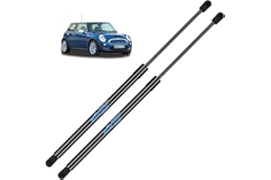 Koaudb 2Pcs Rear Tailgate Boot Struts for BMW Mini Cooper Hatchback R50 R53 2001-2006 Lift Support System Car Boot Lift Support Tailgate Struts Heavy Duty Gas Struts Replace #41626801258