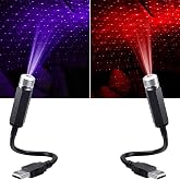 UpWay Usb Yıldızlı Dekoratif Led Işık Ara&ccedil; İ&ccedil;i Oda Mekan S&uuml;sleme Gece Lambası Mor