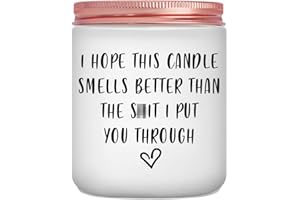 Mrssbea Scented Candle Gifts for Women, Mum, Her - I'm Sorry I Love You Gifts, Funny Apology, Birthday, Christmas Gifts for Women, Mum, Granny, Wife, Girlfriend, Friends, BFF, Best Friends, Sister