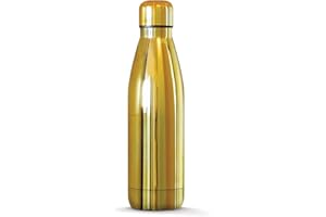 THE STEEL BOTTLE - Bottiglia Termica in Acciaio Inox, Isolamento sottovuoto a Doppia Parete, capacità 500 ml, Chiusura Ermetica, Borraccia Portatile