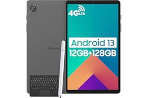 Blackview Tab60 Tablet 8.68 Inch,Android 13 Tablets 12GB+128GB/TF 1TB,8 Core CPU,4G LTE 2.4G/5G WiFi,800 * 1340 IPS,6050mAh Battery, Bluetooth 5.0,Dual Camera,GPS/Type-C/3.5mm Headphone Port