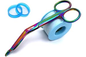 AFTREN Professional Lister Bandage Scissors J2 Stainless Steel First Aid Scissors Dressing Student Nurse Scissor 5.5 Inch Multi