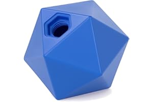 Oypla Coco Equestrian Blue Refillable Hexagonal Horse Treat Ball Stable Paddock Toy