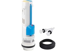 TECETOOL Toilet Flush Valve Replacement Kit 2 Inch Universal Water-Saving Toilet Repair Kit with Gasket and Bolts for Two Piece Dual Flush Valve