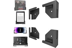 sciuU Support Mural Universel pour Tablette/Téléphone/Routeur, Étagère Murale pour Appareils Épaisseur < 2 cm, Compatible avec iPad/iPhone/Samsung/Kindle/E-Reader