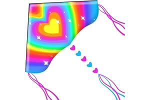 HONBO Large Kite for Adults & Kids,Beginner Kites for Boys & Girls, Easy to Fly Beach Kite Gaint, kites for kids ages 4-8,Easy to Fly Kite