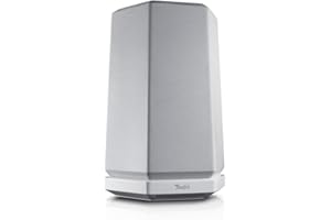 Teufel HOLIST M - 360 Grad Sound HiFi Bluetooth Lautsprecher Multiroom W-LAN Smart Speaker, Electronic Noise Cancelling, HD-Mikrofone Alexa Sprachsteuerung, Internetradio, Musikstreaming - Weiß