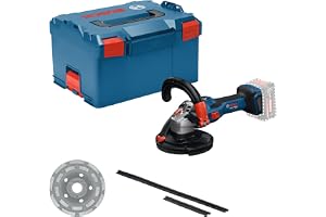 Professional 18V System sladdlös betongslip GBR 18V-15 S (inkl. L-BOXX 238, diamantslipskål, stiftnyckel, tvådelad rese