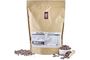 LA NEWYORKINA Granola Dear Aretha con Avena, Chocolate Negro y Ralladura de Naranja. Snack Crujiente y Ecológico para Desayuno y Merienda. Granola Artesana Vegana en Envase de 1,5Kg