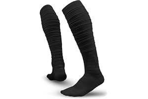 Alienjoy Męskie skarpety do piłki nożnej, bardzo długie, wyściełane, kolana, wysokie skarpety baseballowe, skarpety sportowe z podparciem kostki, dla sportowców, piłki nożnej i mężczyzn