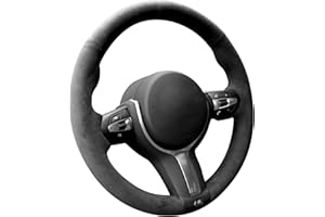 ‎ALFANXI Alfanxi Lenkradbezug Alcantara Handstich für BMW F30 F31 F34 F10 F11 F07 F12 F13 X3 X4 X5 X6 F16 F20 F21 M135I 140I X1 X2 (keine Streifen)