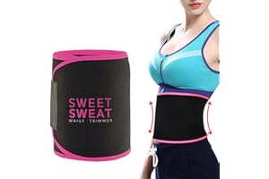 GMXJGZ Waist Trainer Women, Slimming Belt Men, Sweat Belt, Adjustable Belly Belt for Weight Loss, Women's Waist Shaping, Belly Belt for Weight Loss, Unisex, rose red