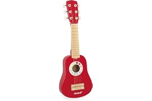 Janod - My First Confetti Wooden Guitar - Musical Imitation and Awakening Toy - From 3 years old, J07628