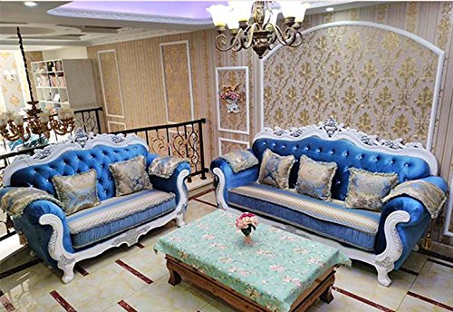 Kaluori 32,8 Ft x1.738ft Luxus Metallic Gold und Creme Strukturierte Damast Tapete Home Raum Wand Papier Rollen für Wohnzimmer, Schlafzimmer, Bars - 7