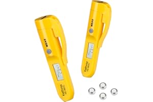 Infrarot Thermometer Pen, Kethvoz Mini Infrared Thermometer Berührungsloses Messen Sofortiges Ablesen bei 527℉ mit Taschenclip Grillthermometer für Kochen/Barbecue/Fleisch/Wein(2 Pack)