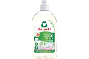 RAINETT Tvättmedel för händer – allergivänlig formel – bevarar känslig hud – återvunnen och återvinningsbar flaska – miljömärke – mandel – 500 ml