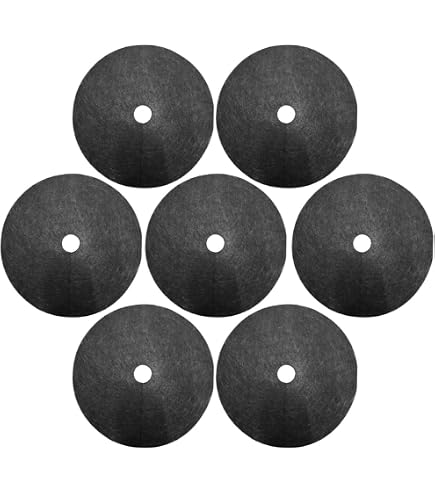 Cabilock Mulchscheiben Set – 20 Stück Unkrautschutzringe 27x27 Cm Für Bäume & Pflanzen | Gartenvlies Aus Robustem Vlies
