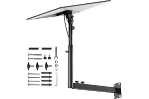 OELZWVN Starlink Gen 3-fäste, 360° justerbar hållare, Starlink masthållare med röradapter för Starlink Standard 4/4X Internet