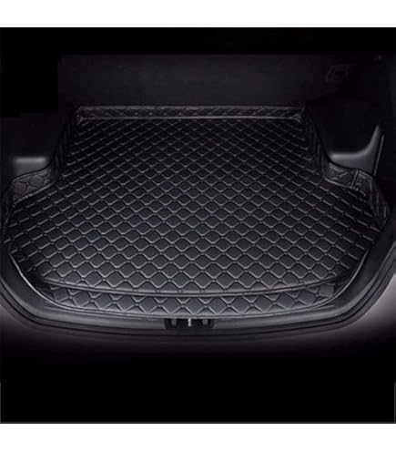 BaoLianBaiHuo Tapis De Coffre En Cuir Pour M-INI Cooper 3 Portes F56 2016- 2023, Tapis De Coffre Anti-rayures Et Antidérapant, Accessoires Intérieurs, A/noir