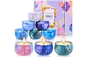 Aottom Duftkerzen Geschenkset(9 * 75g),Duftkerze Weihnachten Geschenkset Frauen,Natürliches Sojawachs Aroma Kerzen Duftkerzen Weihnachten Teelichter Aromatherapie Kerzen für Weihnachts