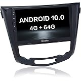 Dasaita autoradio Carplay für Nissan Qashqai J11 X-Trail Rouge 2014 bis 2018 Android Auto 1 Din Android 10.0 GPS Navi Car Rad