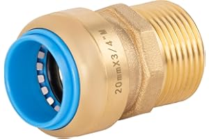 NT NOYON & THIEBAULT Raccord automatique universel Ø20 mâle 20x27 (3/4) TOUT PUSH