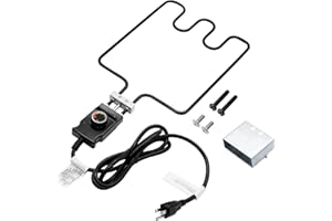 COMVIEE 1500 Watt Heating Element Compatible with Masterbuilt Electric Smoker and Grill, with Adjustable Thermostat Cord Controller, Replacement Parts for Masterbuilt Smokers & Turkey Fryers