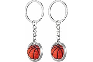 Tazweeq Basketball Keychain Rotating Metal Sports 2 Pcs, One Size
