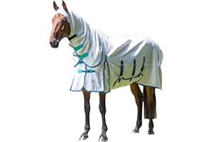 Shires Highlander Plus Sweetitch Horse Combo Rug - White
