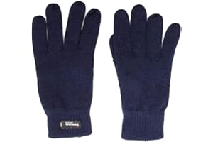 Peter Storm Unisex Thinsulate Knit Fleece Gloves, Blue, Medium - UK2-6