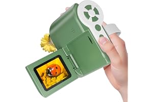 HUTACT Handheld Digital Microscope for Kids: 1000X Portable Microscopes Camera with 4K 2.0" LCD Screen for Outdoor School - Edu Science Kits Gifts for Boys Girls 8-12 (Green)