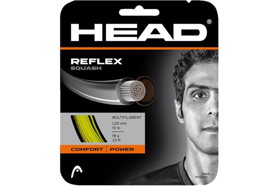 Head Reflex Squash String Nylon Multifilament Premium Squash String Reel