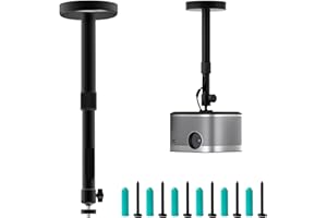 HOMURY 1 sztuka uchwyt do projektora: uniwersalny uchwyt projektora z 5 śrubami rozprężnymi, uchwyt sufitowy, uchwyt sufitowy, uchwyt ścienny do projektora, do montażu na ścianie, nadaje się do