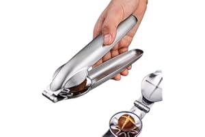 LSYCSYLY Edelstahl Kastanien Schneider 304, Maroni Zange & Maronen Schneider, Praktischer Kastanien Clip zum Schälen von Kastanien, Walnüssen & Trockenobst