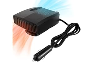 HARUPINK Autoheizung 180W/12V 200W/24V Auto-Entfroster-Heizlüfter Tragbarer Auto-Entfroster mit 2 in 1 Kühlung und Heizung Auto-Windschutzscheiben-Entfroster Handheld Auto-Windschutzscheiben-Entfroster