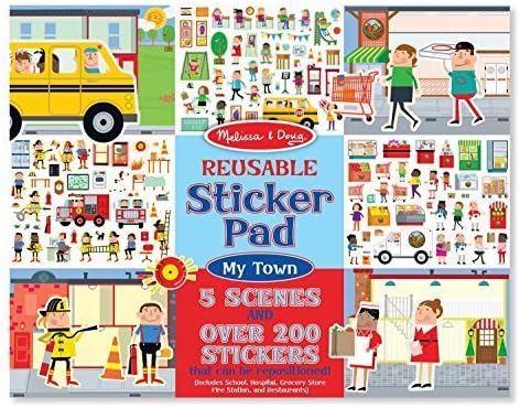 Melissa & Doug Reusable Sticker Pad - My Town Size: Licensed Sport Product, Model: 9114, Toys & Gaems