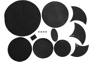 iFCOW Schlagzeug-Stummdämpfer-Pad, 14 Stück Schlagzeug-Übungspad aus EBR Material für Spieler