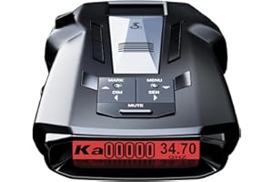 Cobra RAD 700i Laser Radar Detector with Premium Detection, AutoLearn Intelligence, Advanced Filtering, Drive Smarter App, Laser Eye Front/Rear Detection - Black