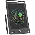 amazon basics Writing Tablet with 8.5-inch rainbow colour LCD screen and Stylus Pen for Kids & Adults (Black)
