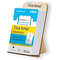 Calendario Strappapensieri In Dialetto Mantovano – 365 Proverbi Con Supporto In Legno, Fatto A Mano In Italia