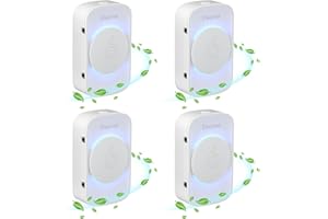 Purificatore d'aria per Bedroom, Dayear Mini Air Purifier Plug-in Negative Ion Air Purifier per la casa, 3 modalità di illuminazione a LED,adatto per servizi igienici, Living Room/Pet Room/4 pezzi