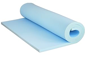 ‎FORTIS POLSTER Schaumstoffplatte RG35/43 Topper Polster Auflage Schaumstoff (60 x 200 cm, 5cm)