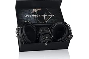 EasyToys Fetish Collection - Puños de muslo y muñeca - Bdsms Juguetes - Toma el control de tu pareja