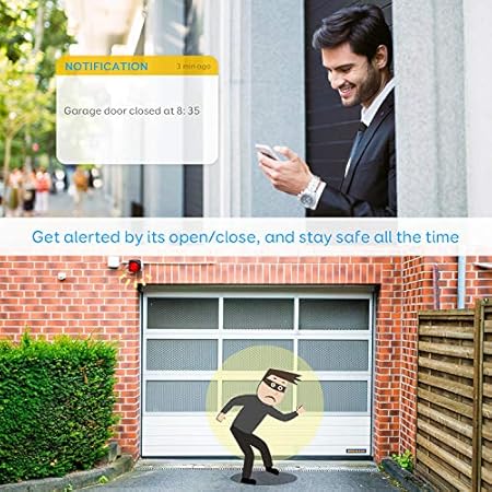 Abridor de Puerta Garaje Inteligente Wifi, Maxcio Garaje Interruptor