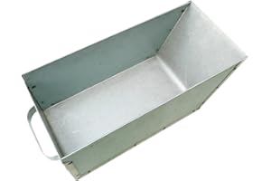 Schürer Metallwaren Aschekasten 30 x 14 x 11cm, Stahl, Klassisch, Silber