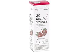 SAKIOO Gc Tooth Mousse Protección Diente Crema Fresa, 1-Pack (1 X 40 G)