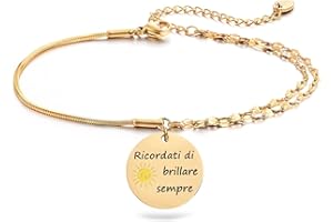 Melix Home Braccialetti per donne Braccialetti motivazionali per la laurea, regali di compleanno per ragazze Lei