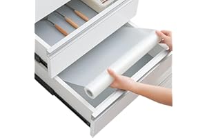 Linda's Essentials Tappetino per Cassetti 60 x 500 cm - Rotolo Plastica Antiscivolo per Cassetti - Tappetini Protettiva da Cucina per Tavolo Scaffale e Mobili - Protezione Rivestimento da Coprimobili